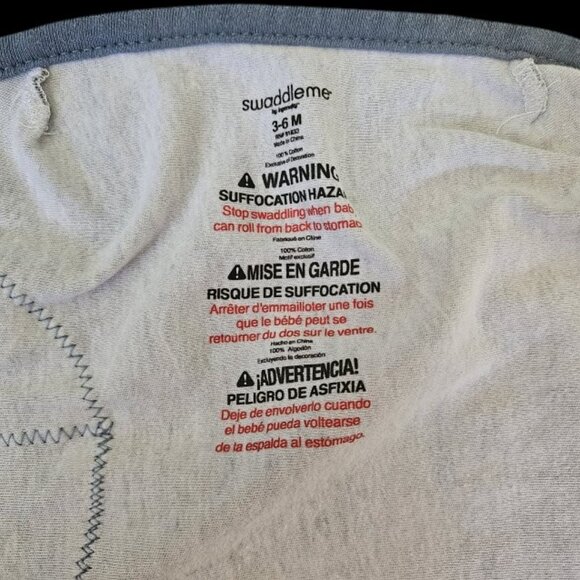 SWADDLE ME Lot of Cotton Infant Swaddles 3-6 months - Picture 11 of 11